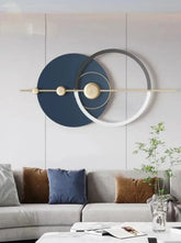 abstract circular wall art